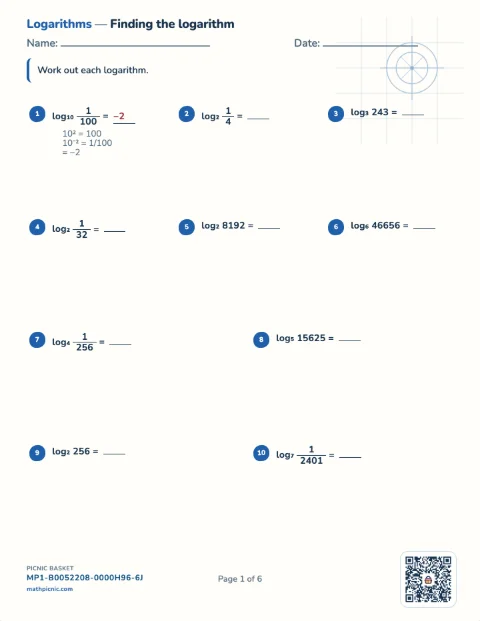 Logarithms pack preview