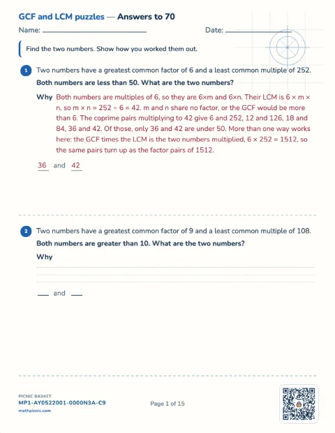 Number puzzles pack preview