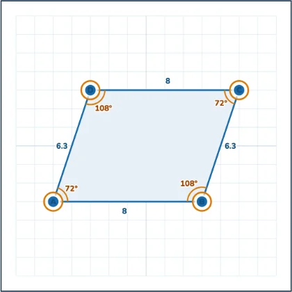 Quadrilateral Shapes — naming quadrilaterals and their 360° angle sum